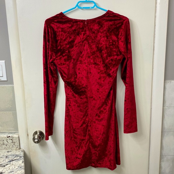 Red Velvet Dress - Picture 2 of 2